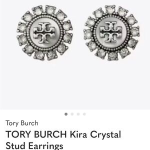 Tory Burch Silver Stud Earrings